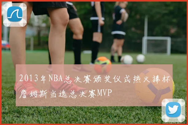 2013年NBA总决赛颁奖仪式热火捧杯詹姆斯当选总决赛MVP